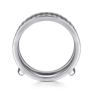 14K White Gold Diamond Ring Enhancer