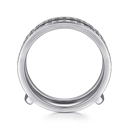 14K White Gold Diamond Ring Enhancer
