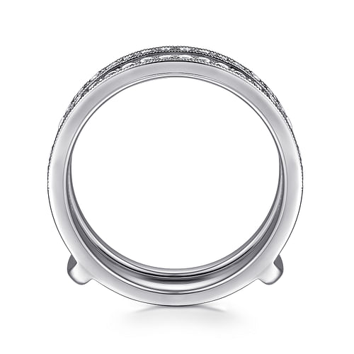 14K White Gold Diamond Ring Enhancer - 0.5 ct - Shot 2