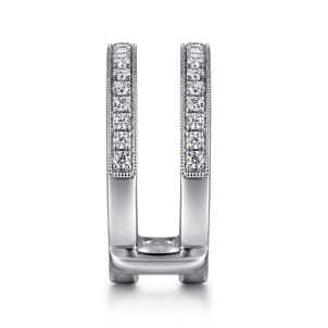 14K White Gold Diamond Ring Enhancer