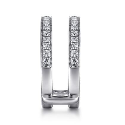14K White Gold Diamond Ring Enhancer