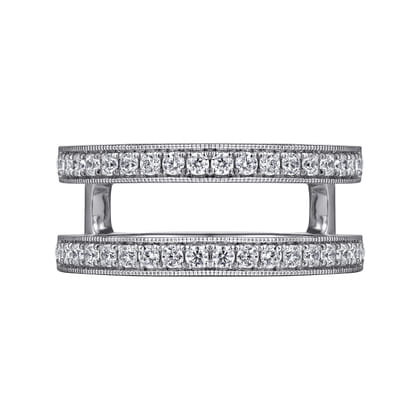 14K White Gold Diamond Ring Enhancer
