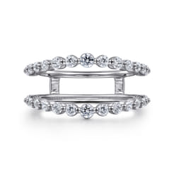 14K White Gold Diamond Ring Enhancer