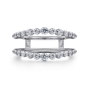 14K White Gold Diamond Ring Enhancer