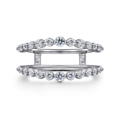 14K White Gold Diamond Ring Enhancer