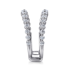 14K White Gold Diamond Ring Enhancer