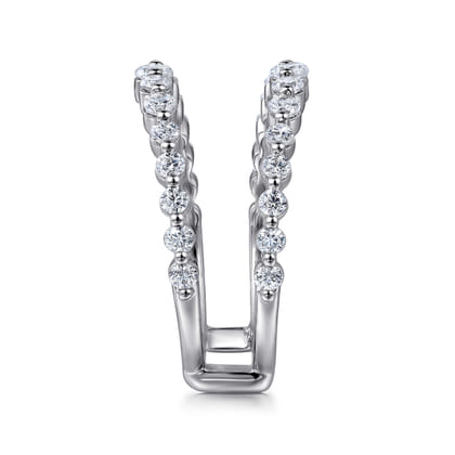 14K White Gold Diamond Ring Enhancer