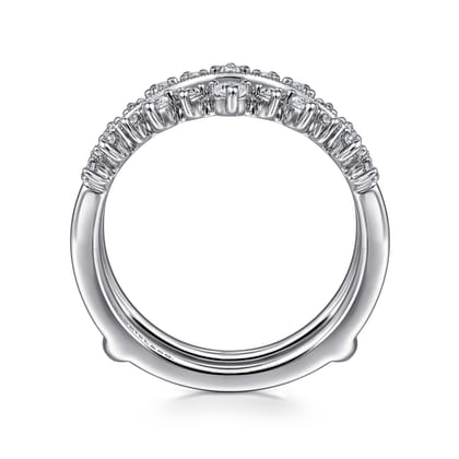14K White Gold Diamond Ring Enhancer