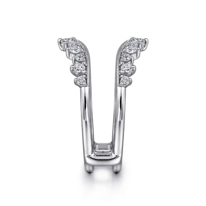 14K White Gold Diamond Ring Enhancer