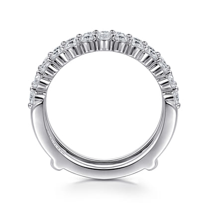 14K White Gold Diamond Ring Enhancer
