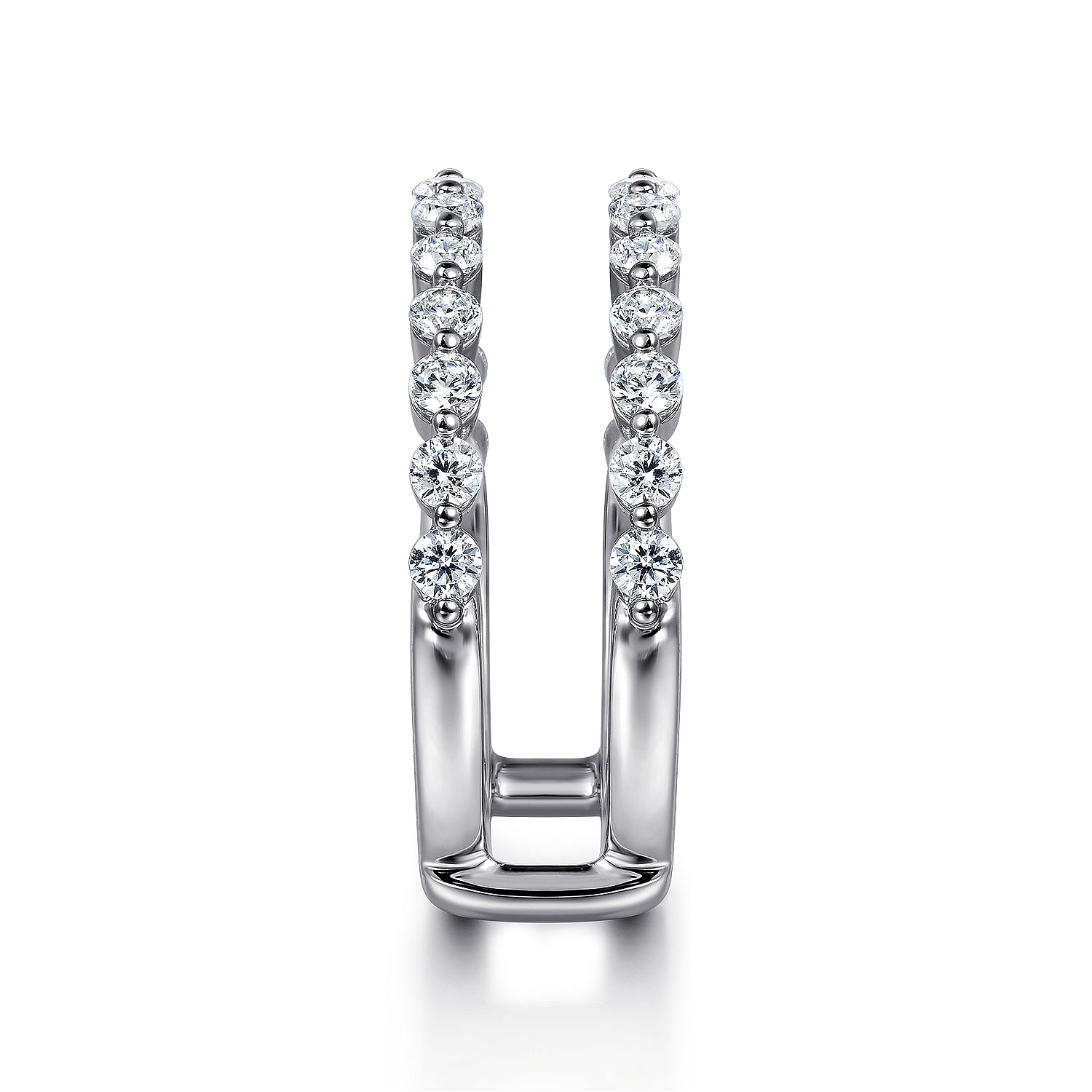 14K White Gold Diamond Ring Enhancer