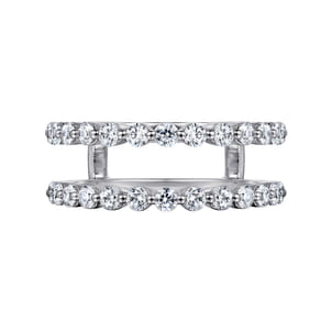 14K White Gold Diamond Ring Enhancer