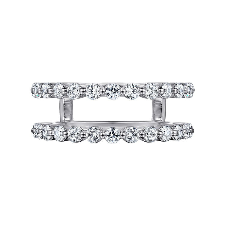 14K White Gold Diamond Ring Enhancer