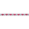 14K White Gold Diamond  Ruby Tennis Bracelet - 1.1 ct