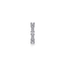 14K White Gold Diamond Single Ear Cuff - 0.2 ct