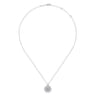 14K White Gold Diamond Snowflake Pendant Necklace - 0.51 ct