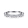 14K White Gold Diamond Stackable Band - 0.3 ct