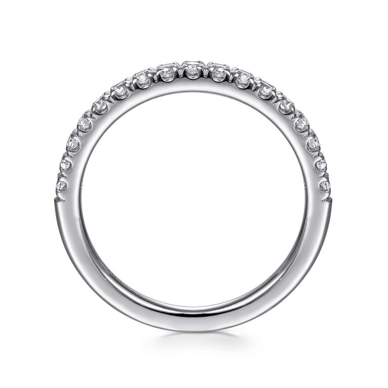 14K White Gold Diamond Stackable Band - 0.3 ct - Shot 2