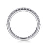 14K White Gold Diamond Stackable Band - 0.3 ct