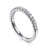 14K White Gold Diamond Stackable Band - 0.3 ct