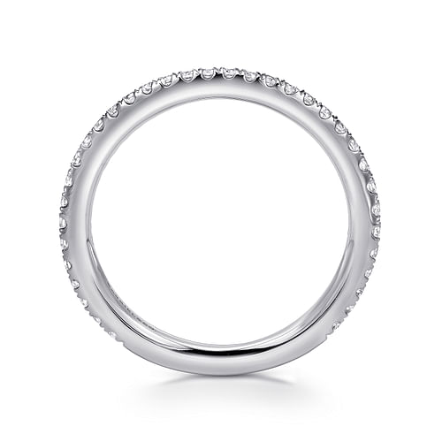 14K White Gold Diamond Stackable Ring - 0.25 ct - Shot 2