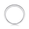 14K White Gold Diamond Stackable Ring - 0.1 ct