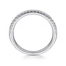 14K White Gold Diamond Stackable Ring - 0.25 ct
