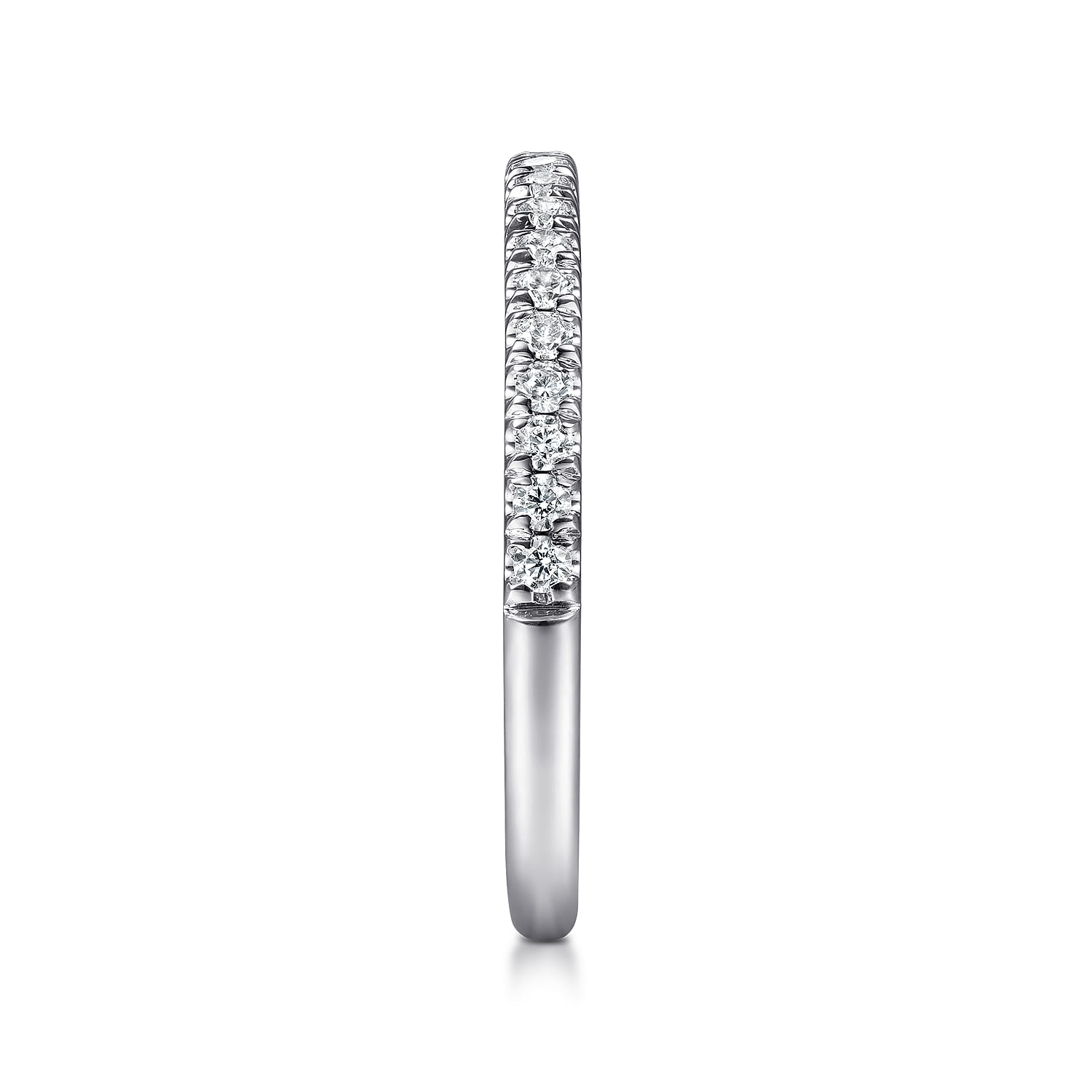 14K White Gold Diamond Stackable Ring - 0.25 ct - Shot 4