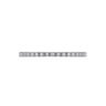 14K White Gold Diamond Stackable Ring - 0.1 ct