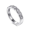 14K White Gold Diamond Stackable Ring - 0.25 ct