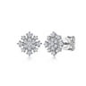 14K White Gold Diamond Stud Earrings - 0.5 ct
