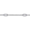 14K White Gold Diamond Tennis Bracelet with Rectangular Link Stations - 1.4 ct