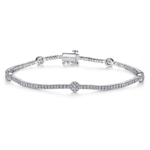 14K-White-Gold-Diamond-Tennis-Bracelet-with-Round-Cluster-Stations1