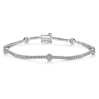 14K-White-Gold-Diamond-Tennis-Bracelet-with-Round-Cluster-Stations1