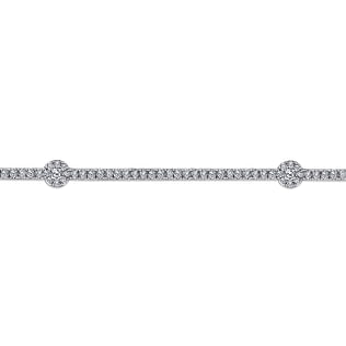 14K-White-Gold-Diamond-Tennis-Bracelet-with-Round-Cluster-Stations2