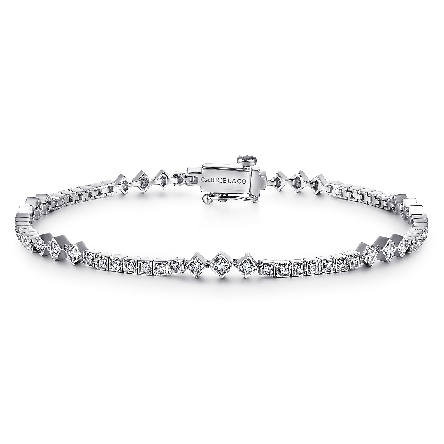 14k white gold store diamond tennis bracelet