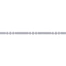 14K White Gold Diamond Tennis Bracelet - 0.5 ct