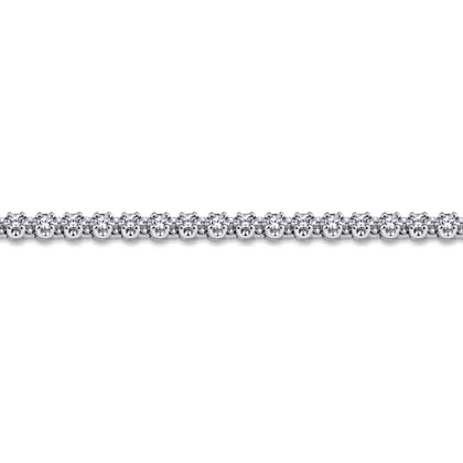14K White Gold Diamond Tennis Bracelet