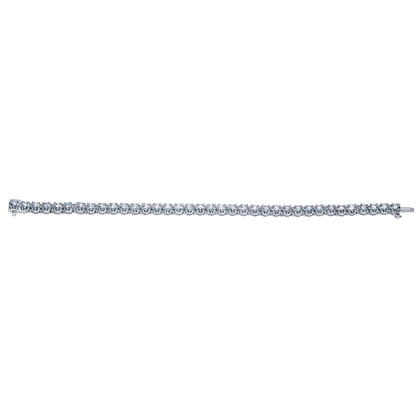 14K White Gold Diamond Tennis Bracelet