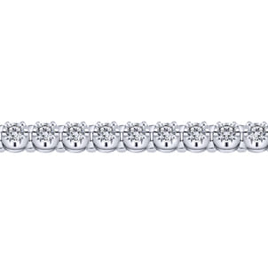 14K White Gold Diamond Tennis Bracelet