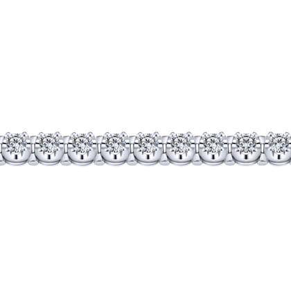 14K White Gold Diamond Tennis Bracelet