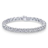 14K White Gold Diamond Tennis Bracelet - 5.45 ct