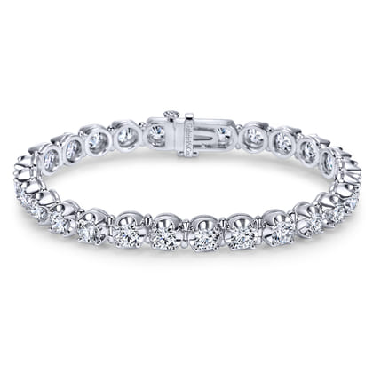 14K White Gold Diamond Tennis Bracelet