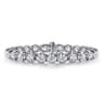 14K White Gold Diamond Tennis Bracelet - 7.82 ct