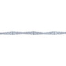 14K White Gold Diamond Tennis Bracelet - 7.7 ct