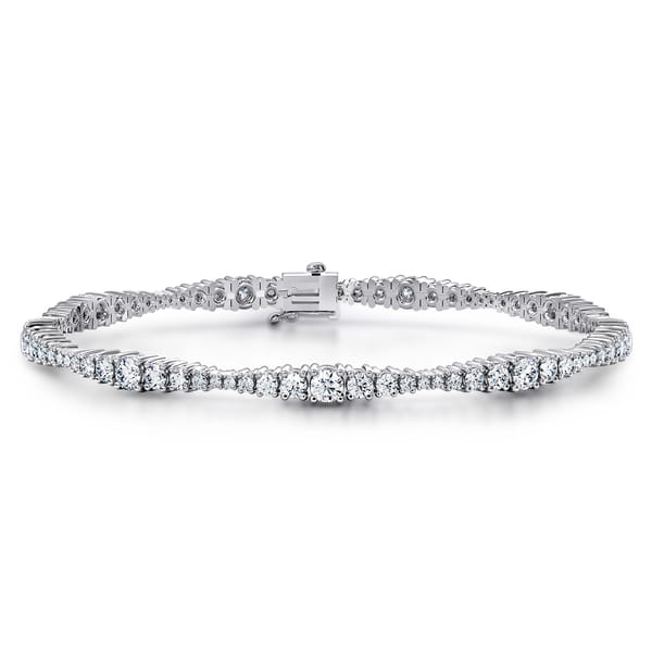 White Gold Tennis Bracelet