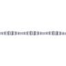 14K White Gold Diamond Tennis Bracelet - 3.75 ct