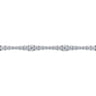 14K White Gold Diamond Tennis Bracelet - 9.2 ct