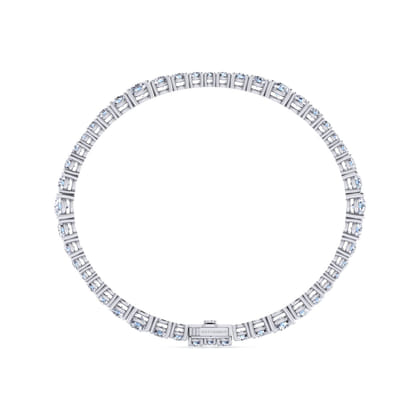 14K White Gold Diamond Tennis Bracelet