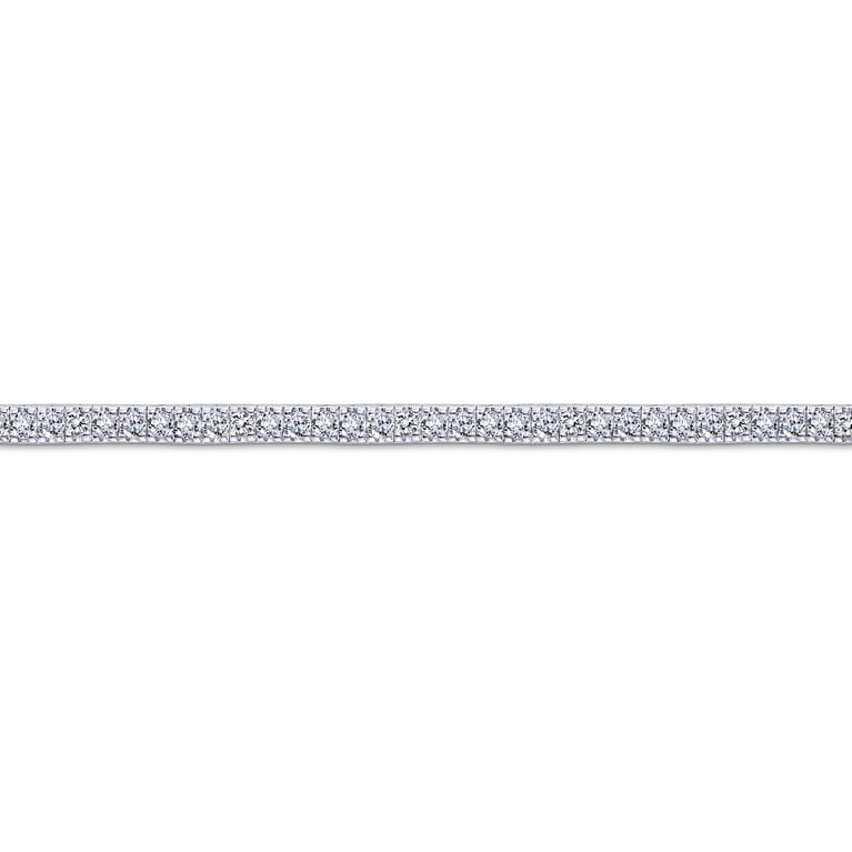 14K White Gold Diamond Tennis Bracelet - 1 ct - Shot 2